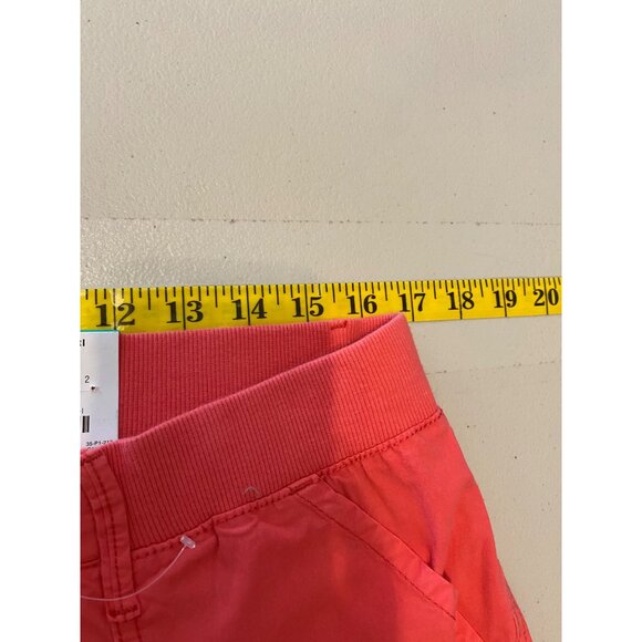 Style & Co Capri Pants Frosted Rose Mid-Rise Comfort Waist Tie Hem Size 16 - Picture 10 of 12